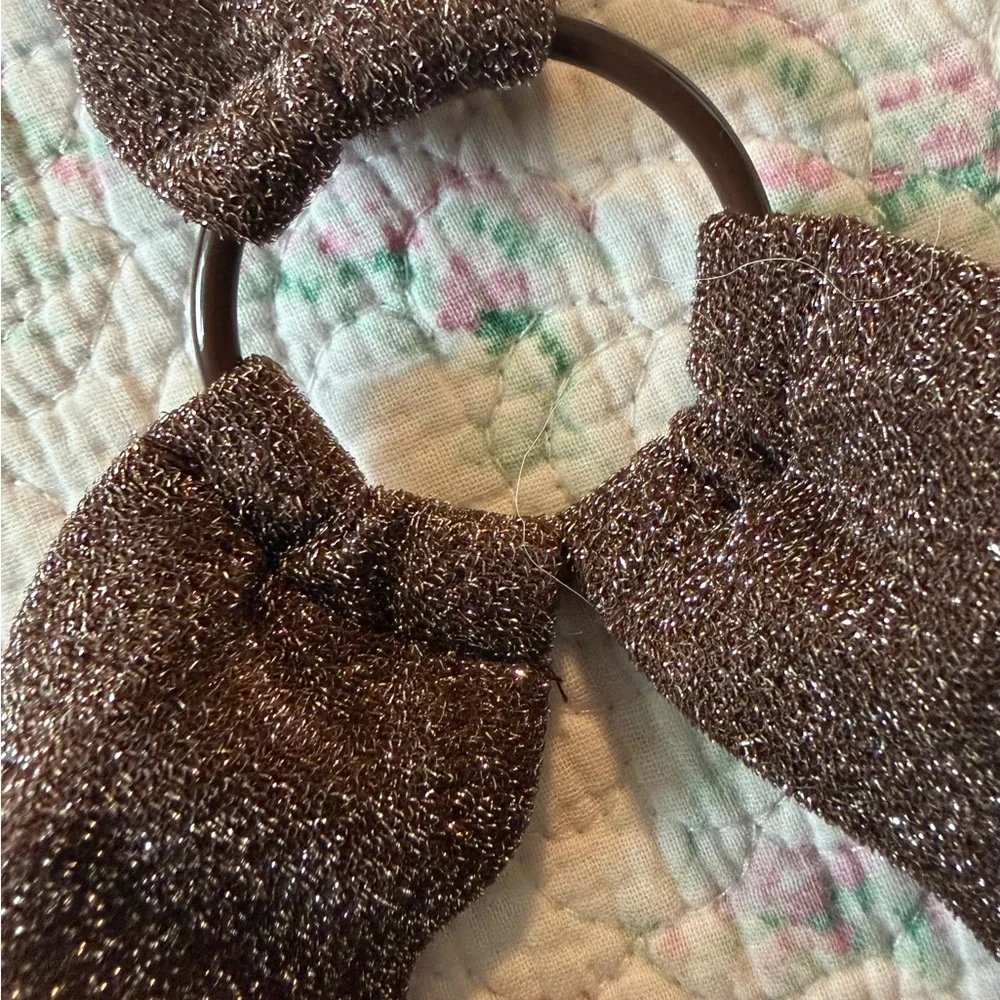 SKIMS Signature Swim Cut-Out Monokini Metallic Glitter Jasper Brown 3X NWT